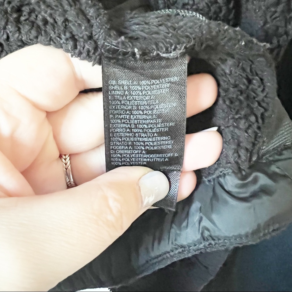 The North Face Oso Hooded Silken Fleece Full Zip Jacket Black S - Picture 13 of 16